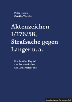 Aktenzeichen I/176/58, Strafsache gegen Langer u.a. von Ruben,  Peter, Warnke,  Camilla