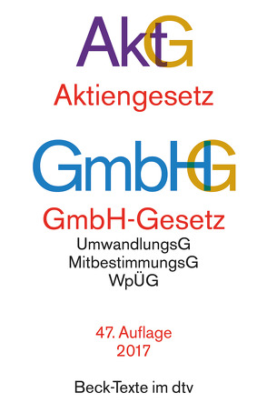 Aktiengesetz · GmbH-Gesetz