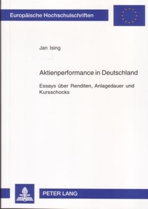 Aktienperformance in Deutschland von Ising,  Jan