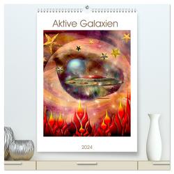 Aktive Galaxien (hochwertiger Premium Wandkalender 2024 DIN A2 hoch), Kunstdruck in Hochglanz von Laake Photos & Art,  Vera
