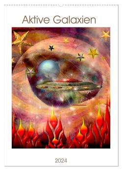 Aktive Galaxien (Wandkalender 2024 DIN A2 hoch), CALVENDO Monatskalender von Laake Photos & Art,  Vera