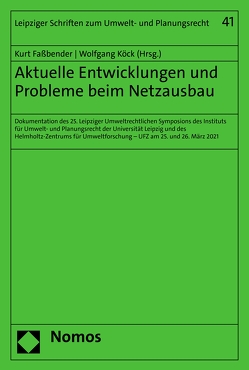 Aktuelle Entwicklungen und Probleme beim Netzausbau von Faßbender,  Kurt, Köck,  Wolfgang