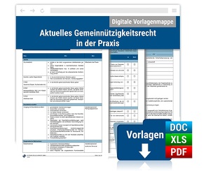 Aktuelles Gemeinnützigkeitsrecht in der Praxis von Bungert,  Udo