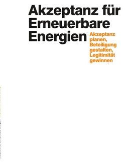 Akzeptanz für Erneuerbare Energien von 100 prozent erneuerbar stiftung, Haug,  Stefan, Mono,  René