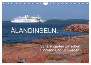 Ålandinseln. Schärengarten zwischen Finnland und Schweden (Wandkalender 2024 DIN A4 quer), CALVENDO Monatskalender von Bindig,  Rudolf