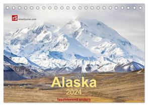 Alaska 2024 – faszinierend anders (Tischkalender 2024 DIN A5 quer), CALVENDO Monatskalender von Bergwitz,  Uwe