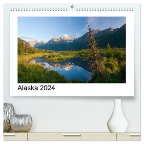 Alaska 2024 (hochwertiger Premium Wandkalender 2024 DIN A2 quer), Kunstdruck in Hochglanz von Kalender365.com,  Kalender365.com