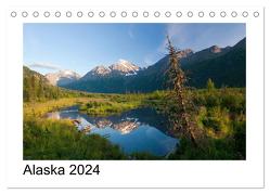 Alaska 2024 (Tischkalender 2024 DIN A5 quer), CALVENDO Monatskalender von Kalender365.com,  Kalender365.com