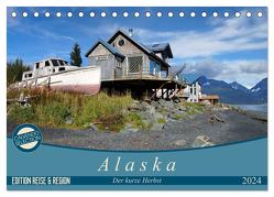 Alaska – der kurze Herbst (Tischkalender 2024 DIN A5 quer), CALVENDO Monatskalender von Flori0,  Flori0
