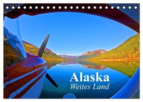 Alaska – Weites Land (Tischkalender 2024 DIN A5 quer), CALVENDO Monatskalender von Stanzer,  Elisabeth