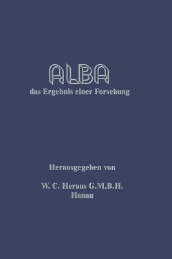 Alba von G.M.B.H,  W. C. Heraeus