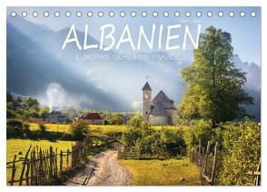 Albanien – Europas geheimes Paradies (Tischkalender 2024 DIN A5 quer), CALVENDO Monatskalender von L. Beyer,  Stefan