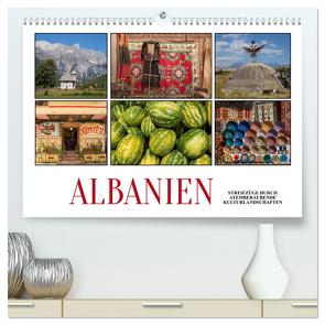 Albanien – Streifzüge durch atemberaubende Kulturlandschaften (hochwertiger Premium Wandkalender 2024 DIN A2 quer), Kunstdruck in Hochglanz von Hallweger,  Christian