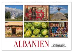 Albanien – Streifzüge durch atemberaubende Kulturlandschaften (Wandkalender 2024 DIN A2 quer), CALVENDO Monatskalender von Hallweger,  Christian