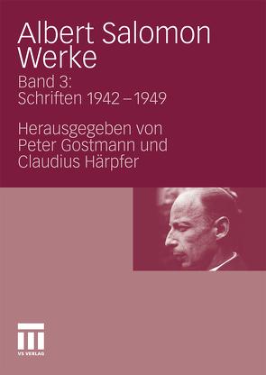 Albert Salomon Werke von Gostmann,  Peter, Härpfer,  Claudius, Ikas,  Karin, Wagner,  Gerhard