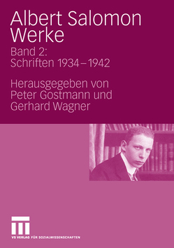 Albert Salomon Werke von Gostmann,  Peter, Wagner,  Gerhard