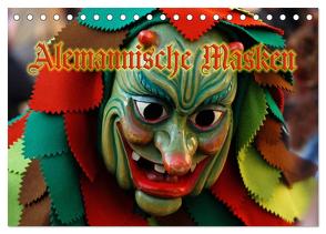 Alemannische Masken (Tischkalender 2024 DIN A5 quer), CALVENDO Monatskalender von Laue,  Ingo