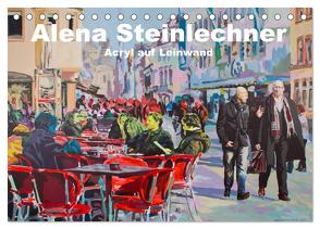 Alena Steinlechner, Acryl auf Leinwand (Tischkalender 2024 DIN A5 quer), CALVENDO Monatskalender von Steinlechner,  Alena