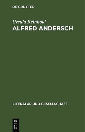 Alfred Andersch von Reinhold,  Ursula
