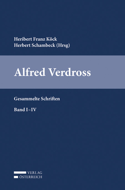 Alfred Verdross von Köck,  Franz, Schambeck,  Herbert