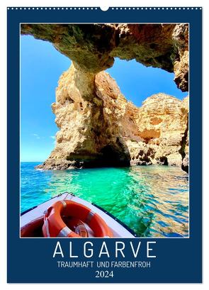 Algarve Traumhaft & farbenfroh (Wandkalender 2024 DIN A2 hoch), CALVENDO Monatskalender von Georgotas,  Georgios