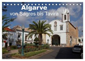 Algarve von Sagres bis Tavira (Tischkalender 2024 DIN A5 quer), CALVENDO Monatskalender von Willy Bruechle,  Dr.