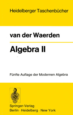 Algebra II von Waerden,  Bartel L. van der