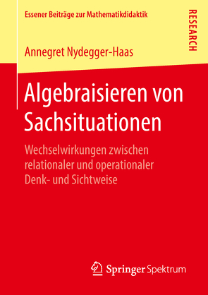 Algebraisieren von Sachsituationen von Nydegger-Haas,  Annegret