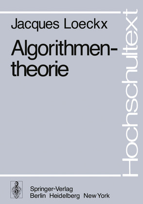 Algorithmentheorie von Loeckx,  J.