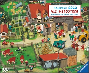 Ali Mitgutsch 2022 – Wimmelbilder – DUMONT Kinder-Kalender – Querformat 52 x 42,5 cm – Spiralbindung von Mitgutsch,  Ali