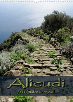 Alicudi – 7321 Stufen einer Insel (Wandkalender 2023 DIN A3 hoch) von De. Rabena,  Mercedes