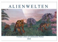 Alienwelten (Wandkalender 2024 DIN A3 quer), CALVENDO Monatskalender von Schröder,  Karsten