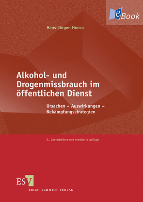 Alkohol- und Drogenmissbrauch im öffentlichen Dienst von Honsa,  Hans-Jürgen