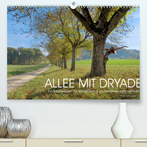 ALLEE MIT DRYADE (Premium, hochwertiger DIN A2 Wandkalender 2022, Kunstdruck in Hochglanz) von fru.ch