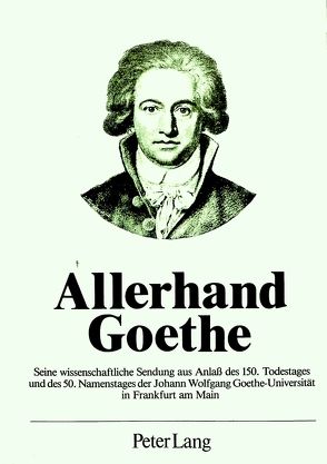 Allerhand Goethe von Kimpel,  Dieter, Pompetzki,  Jörg