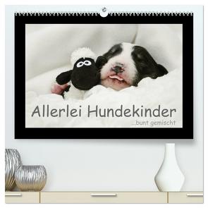Allerlei Hundekinder (hochwertiger Premium Wandkalender 2024 DIN A2 quer), Kunstdruck in Hochglanz von Köntopp,  Kathrin