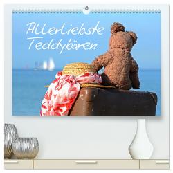 Allerliebste Teddybären (hochwertiger Premium Wandkalender 2024 DIN A2 quer), Kunstdruck in Hochglanz von Sarnade,  Sarnade