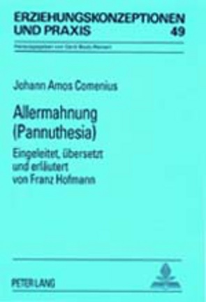 Allermahnung- (Pannuthesia) von Hofmann,  Franz