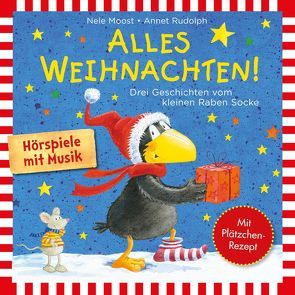 Alles Weihnachten!: Alles Advent!, Alles gebacken!, Alles verschenkt! (Der kleine Rabe Socke) von Arnold,  Monty, Bach,  Patrick, Delay,  Jan, Dillge,  Gerlinde, Dreke,  Dagmar, Gustavus,  Frank, Kaempfe,  Peter, Kreuer,  Tim, Moost,  Nele, Nöhren,  Henning, Rohrbeck,  Oliver, Rudolf,  Christian, Rudolph,  Annet, Wendland,  Jens