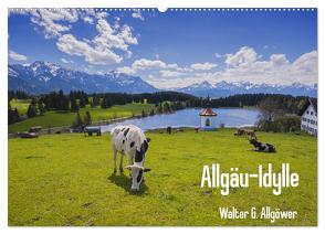 Allgäu-Idylle (Wandkalender 2024 DIN A2 quer), CALVENDO Monatskalender von G. Allgöwer,  Walter