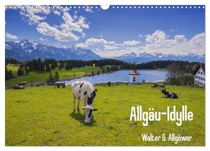 Allgäu-Idylle (Wandkalender 2024 DIN A3 quer), CALVENDO Monatskalender von G. Allgöwer,  Walter