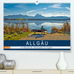 ALLGÄU, im Wandel der Jahreszeiten. (Premium, hochwertiger DIN A2 Wandkalender 2023, Kunstdruck in Hochglanz) von VogtArt