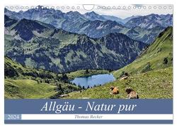 Allgäu – Natur pur (Wandkalender 2024 DIN A4 quer), CALVENDO Monatskalender von Becker,  Thomas
