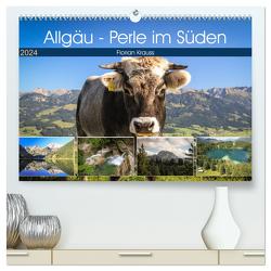 Allgäu – Perle im Süden (hochwertiger Premium Wandkalender 2024 DIN A2 quer), Kunstdruck in Hochglanz von Krauss,  Florian