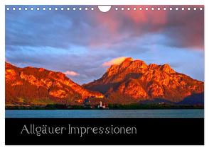 Allgäuer Impressionen (Wandkalender 2024 DIN A4 quer), CALVENDO Monatskalender von Wolff,  Gerd