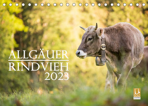 Allgäuer Rindvieh 2023 (Tischkalender 2023 DIN A5 quer) von Wandel,  Juliane
