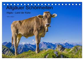 Allgäuer Schönheiten Allgäu – Land der Kühe (Tischkalender 2024 DIN A5 quer), CALVENDO Monatskalender von G. Allgöwer,  Walter