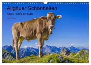Allgäuer Schönheiten Allgäu – Land der Kühe (Wandkalender 2024 DIN A3 quer), CALVENDO Monatskalender von G. Allgöwer,  Walter