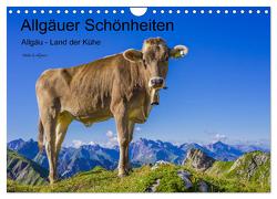 Allgäuer Schönheiten Allgäu – Land der Kühe (Wandkalender 2024 DIN A4 quer), CALVENDO Monatskalender von G. Allgöwer,  Walter
