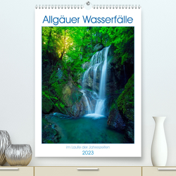 Allgäuer Wasserfälle (Premium, hochwertiger DIN A2 Wandkalender 2023, Kunstdruck in Hochglanz) von calvaine8